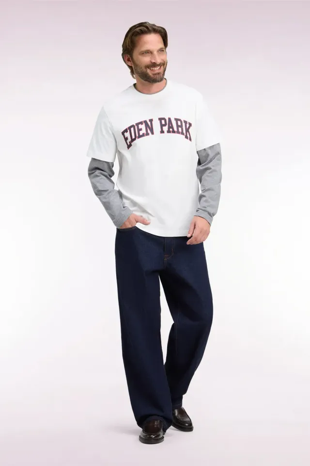 Eden Park College jean regular brut bleu coupe regular