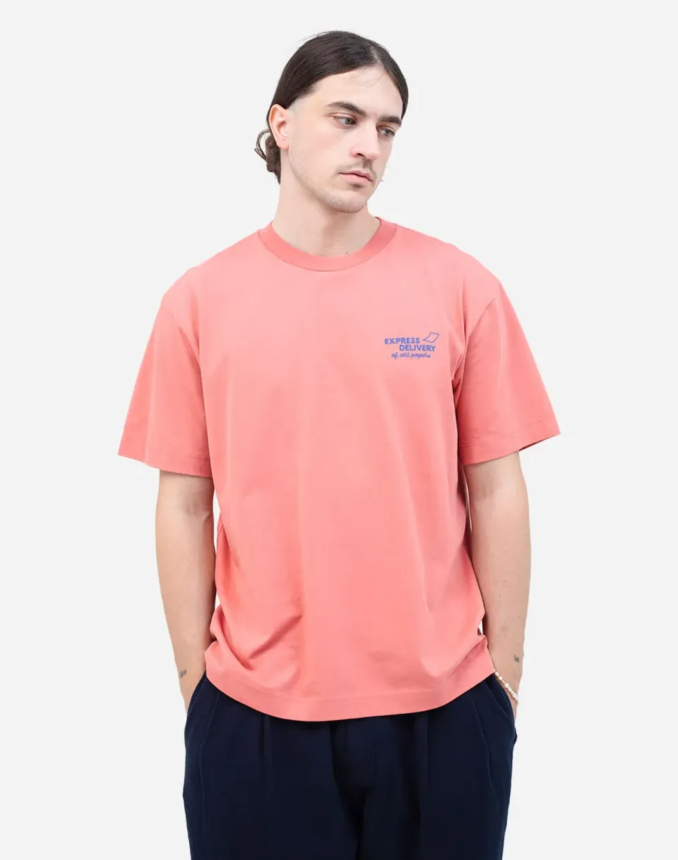 OLOW Cruiser t-shirt rose minéral coupe loose coton bio