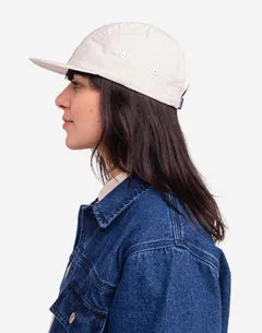 OLOW Five Panel Flower casquette écru coton lin
