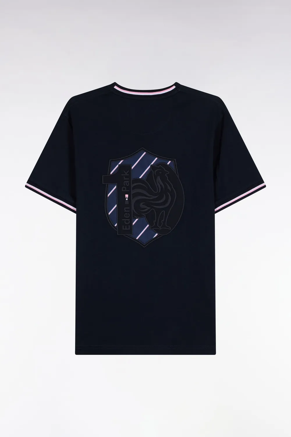 Eden Park XV de France t-shirt marine col rond coupe droite