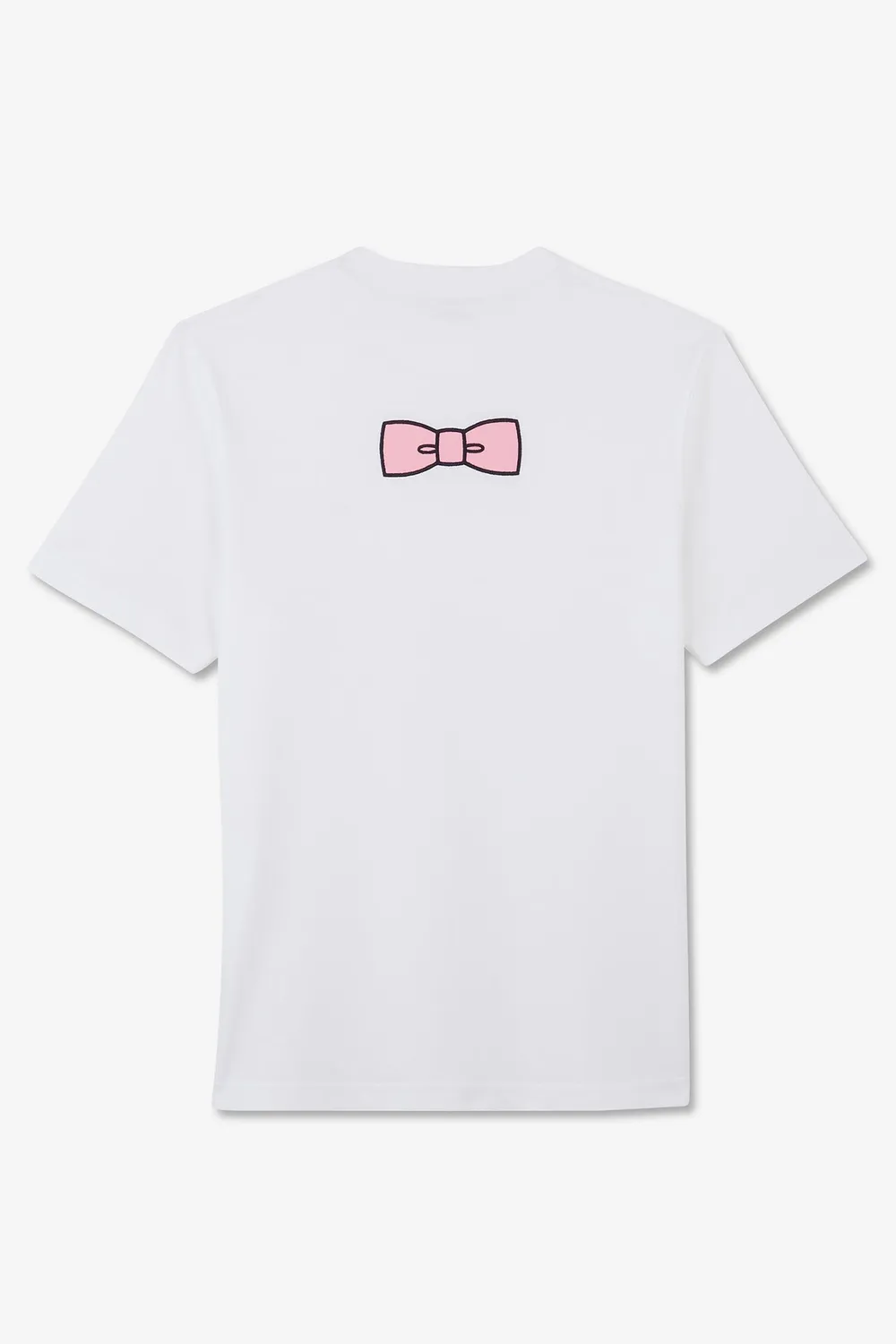 Eden Park t-shirt coton Pima blanc broderie nœud dos