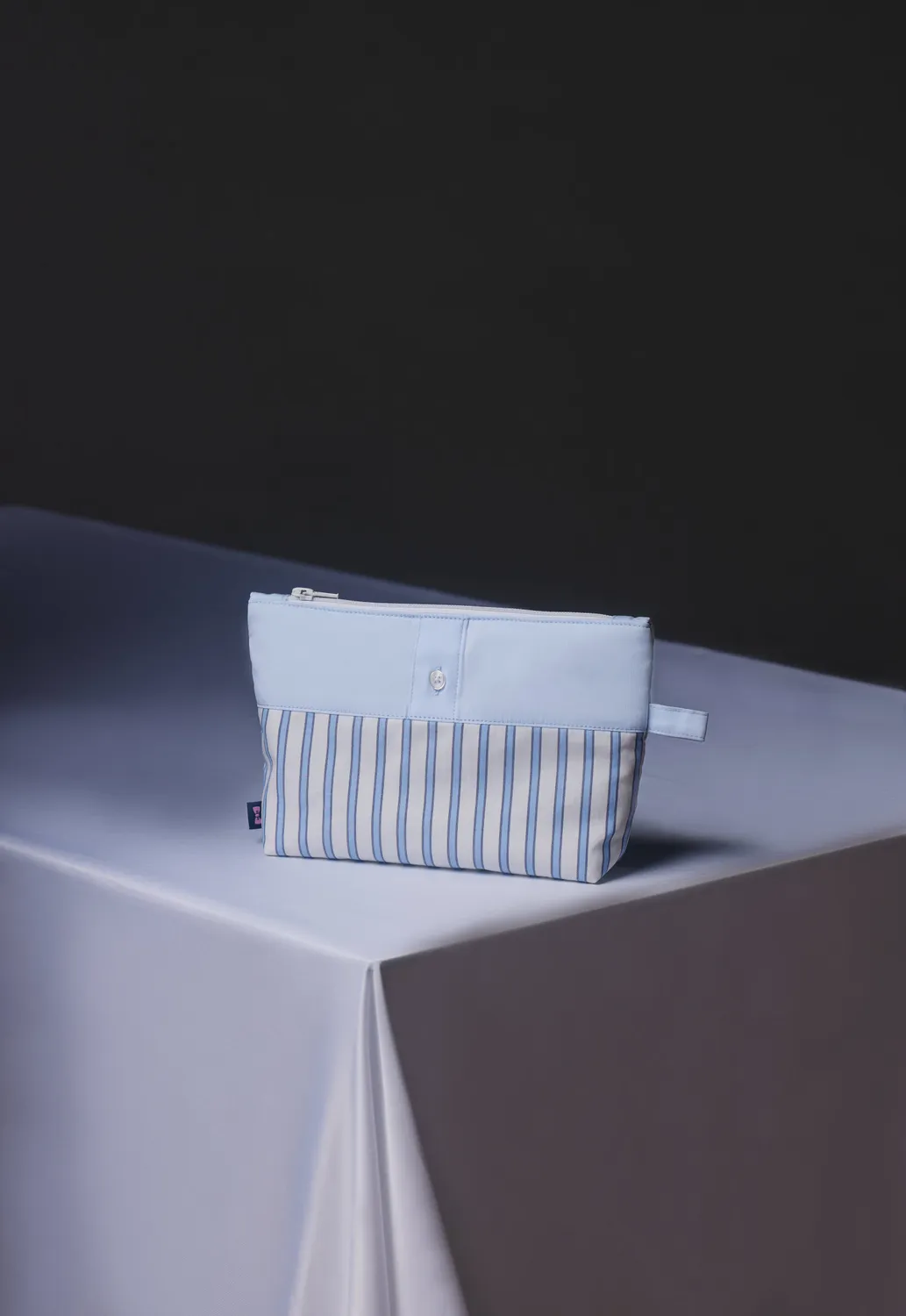 Eden Park Pap'Atelier pochette coton ciel patchwork upcyclée