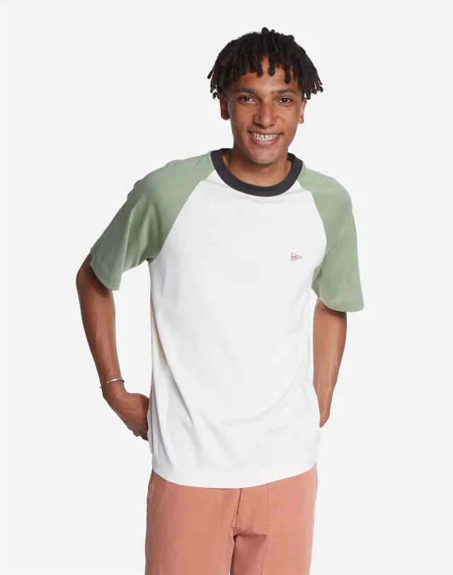 OLOW Harper t-shirt ample vert sauge coton bio
