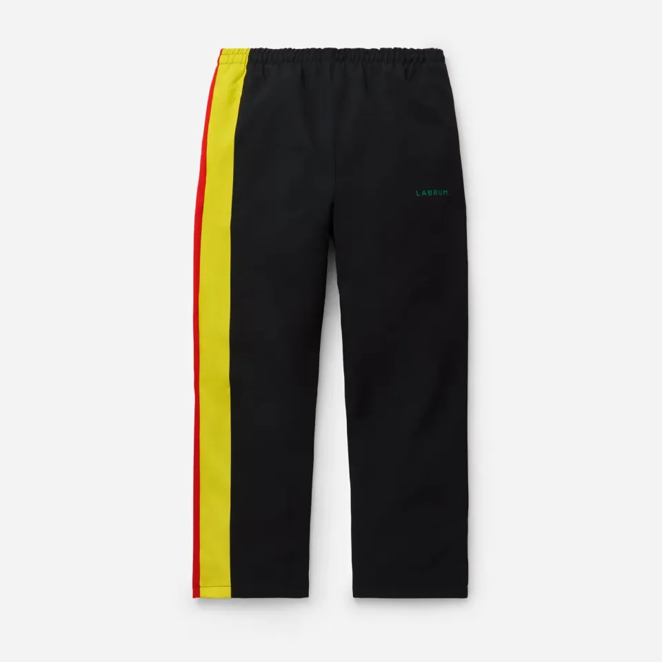 Labrum Ghana pantalon jogging noir bande drapeau