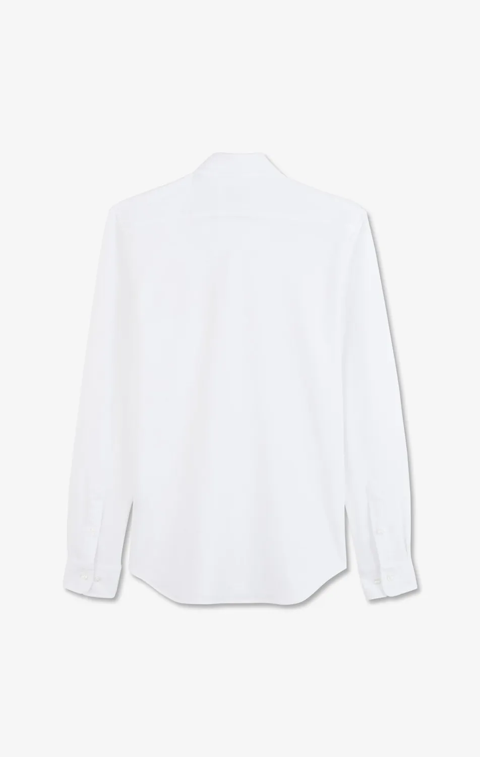 Eden Park chemise pinpoint blanc coton slim col boutonné