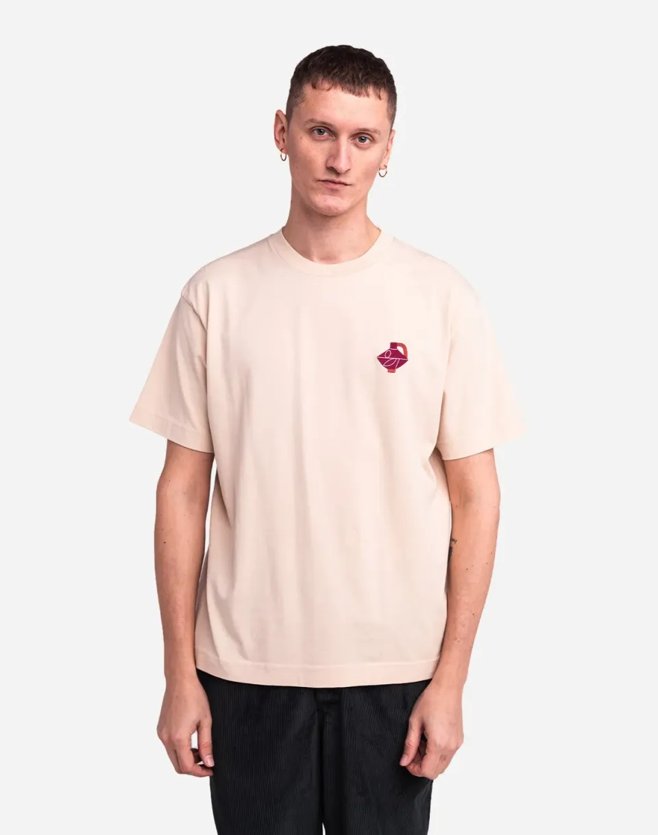 Olow Soleil d'hiver t-shirt crème ample