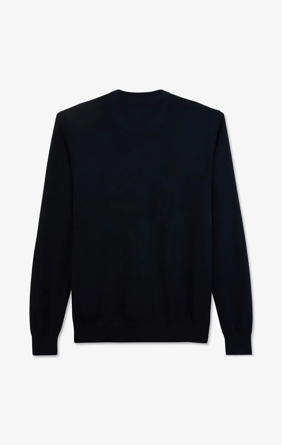 Eden Park pull col rond bleu marine coton homme