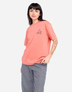 OLOW Citizen t-shirt ample rose mineral coton bio