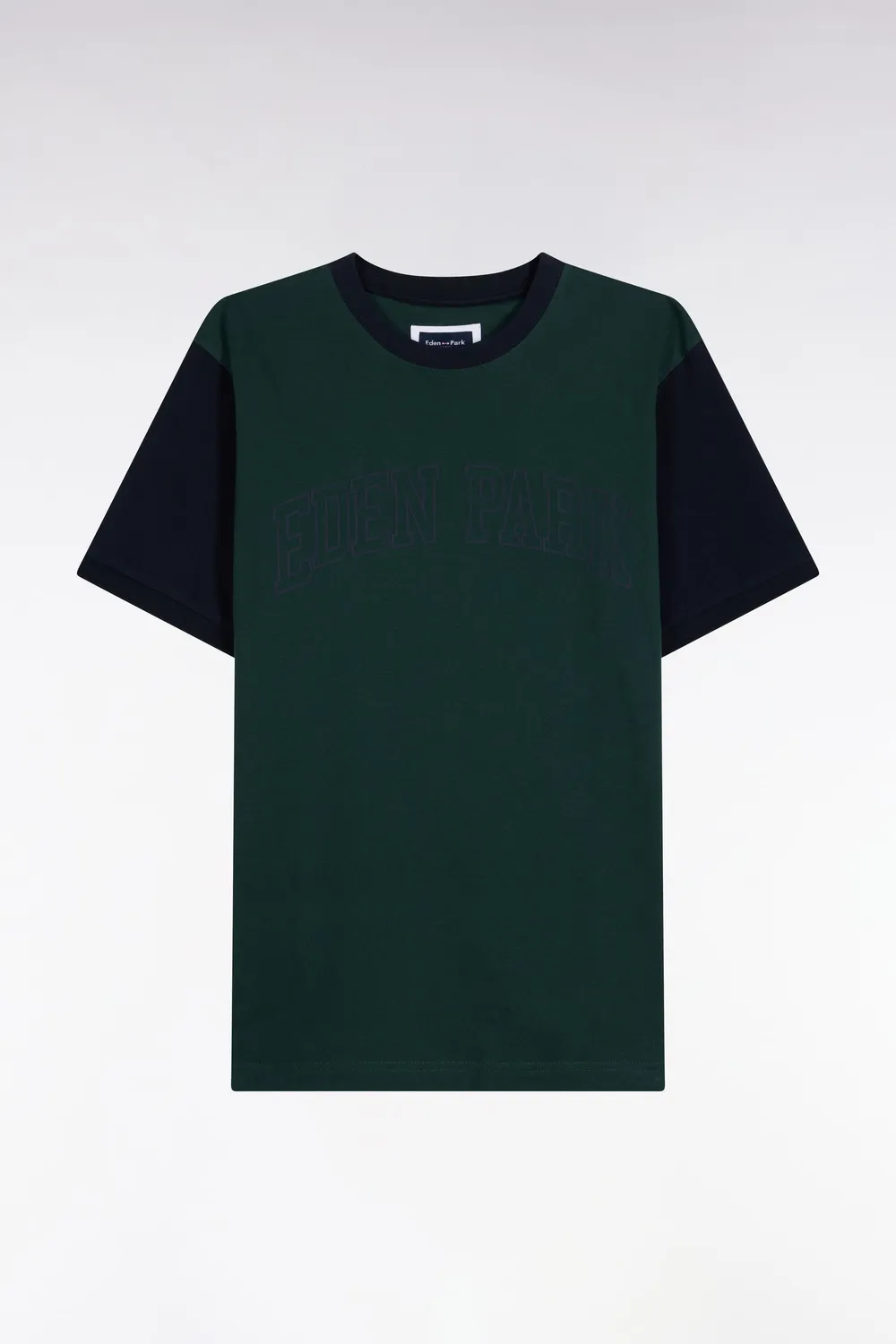 Eden Park t-shirt coton marine kaki coupe droite