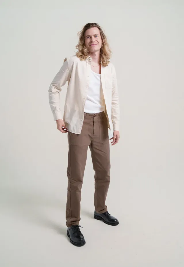 Loom le pantalon workwear pantalon canevas kaki