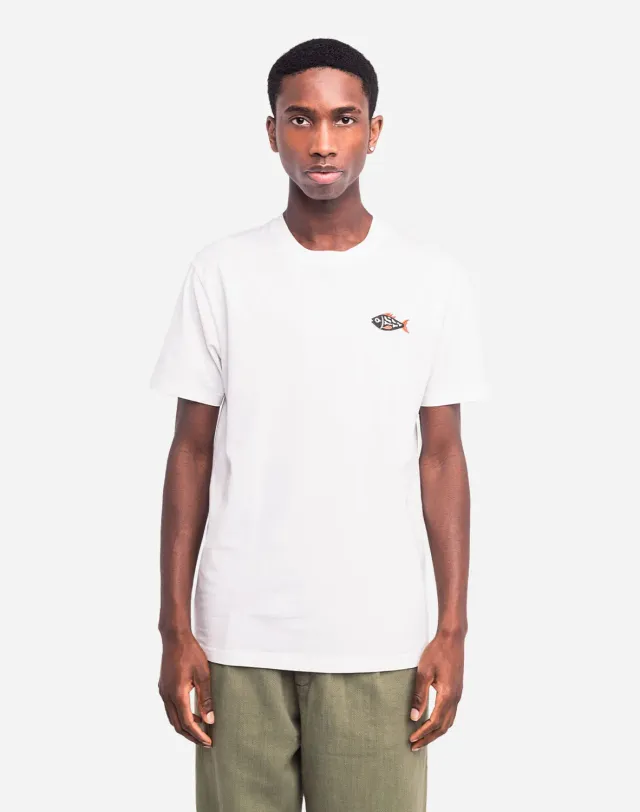 OLOW Together t-shirt écru poissons coton bio