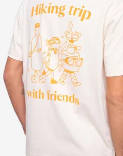 OLOW Hiking Trip t-shirt oversize ivoire coton