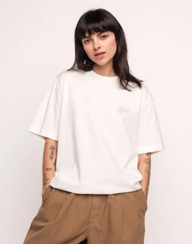 OLOW Interconnexion t-shirt écru coton bio