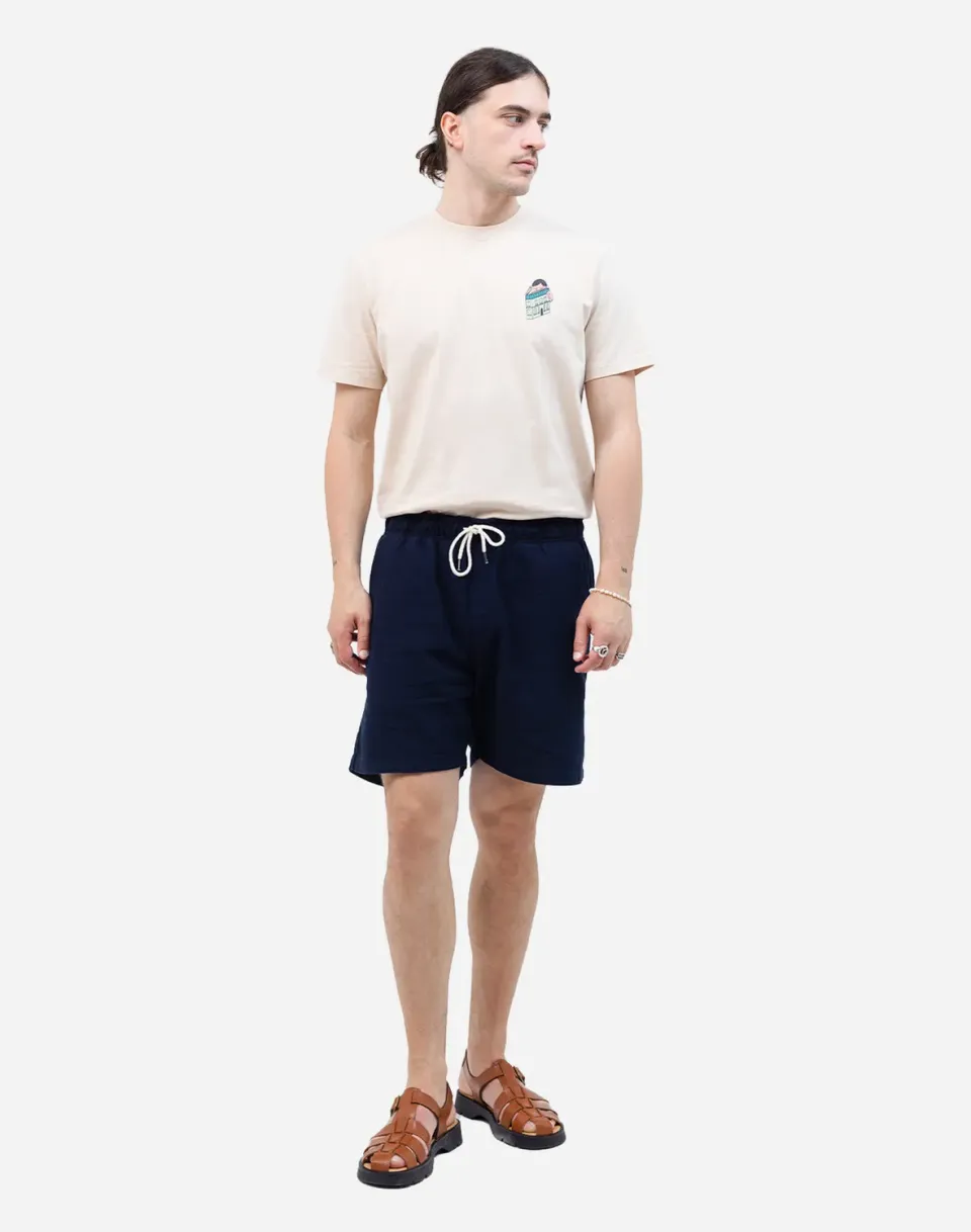 OLOW Gujo short bleu marine coton taille élastique