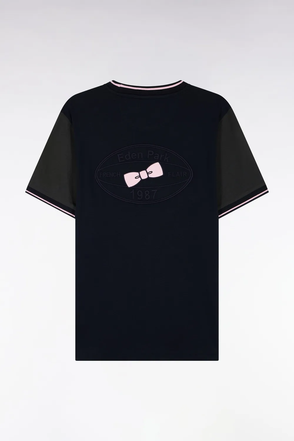 Eden Park Tricolore t-shirt homme marine coton peigné