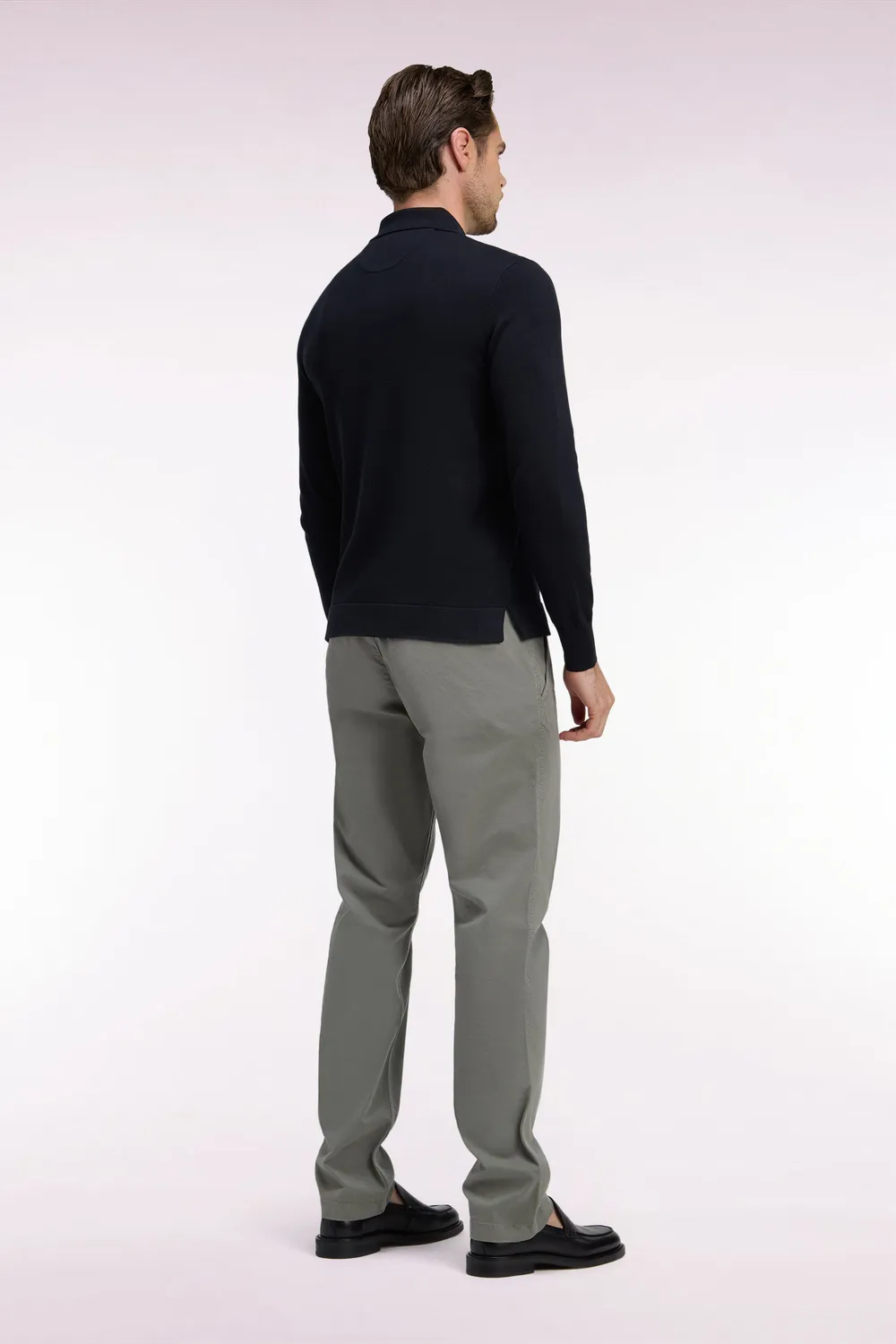 Eden Park Legend Rugby chino kaki clair gabardine stretch