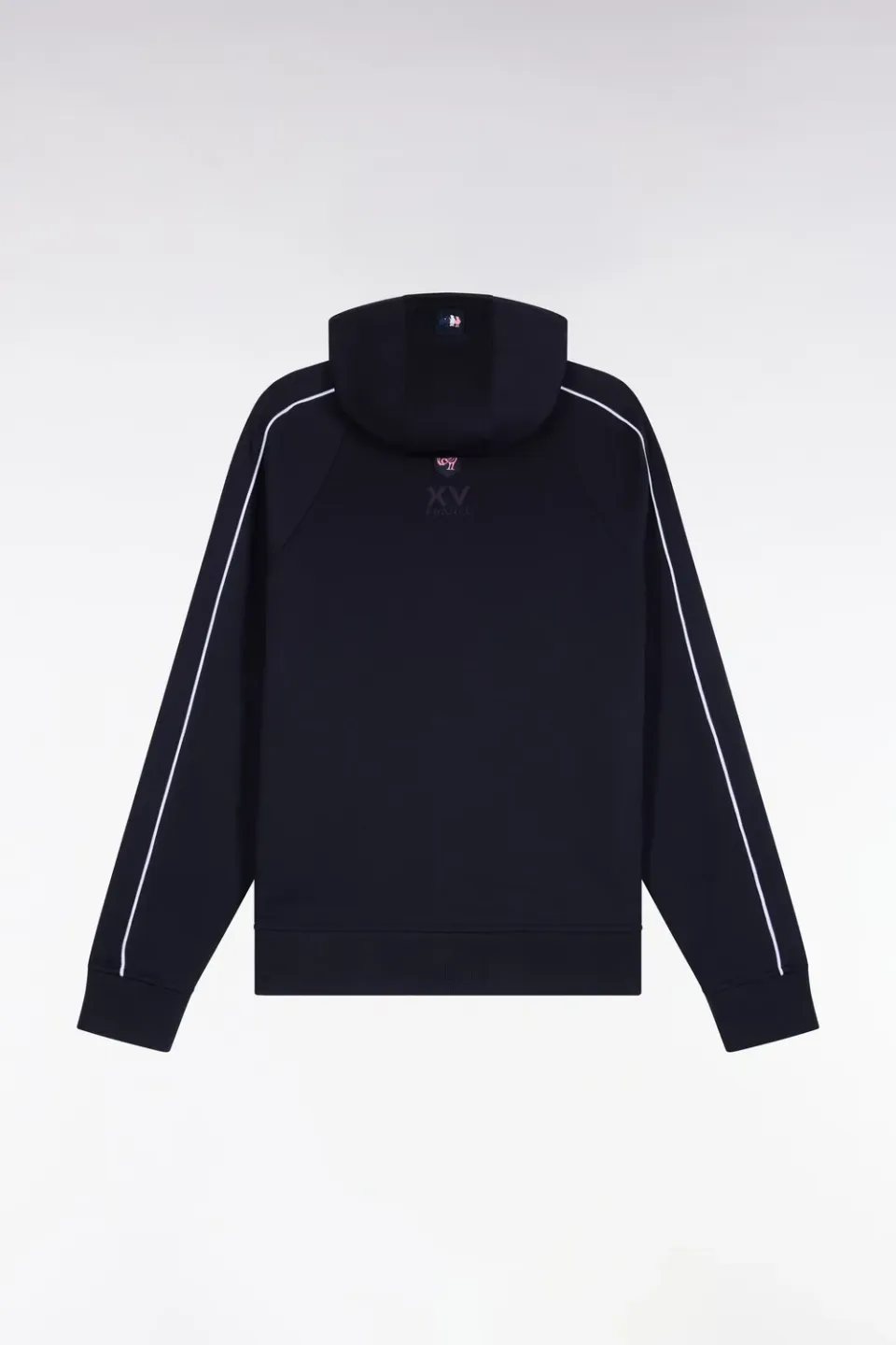 Eden Park XV de France sweat zippé capuche marine coupe droite