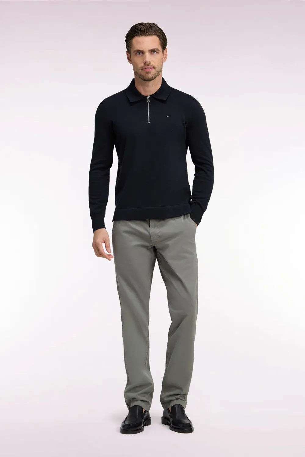 Eden Park Legend Rugby chino kaki clair gabardine stretch