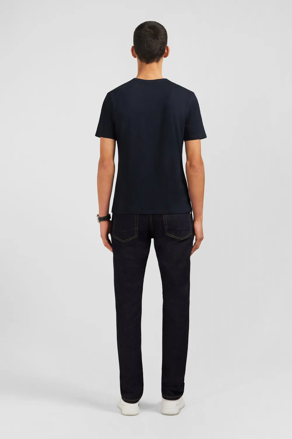 Eden Park t-shirt coton Pima noir col rond