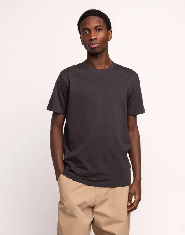 OLOW Basico t-shirt noir carbone coton bio
