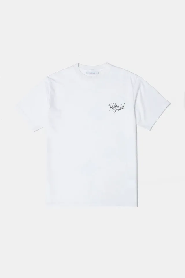 Edmmond Studios Vinilos Madrid t-shirt homme blanc imprimé