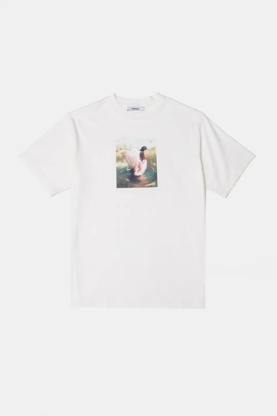 Edmmond Studios Tour t-shirt homme écru imprimé coton