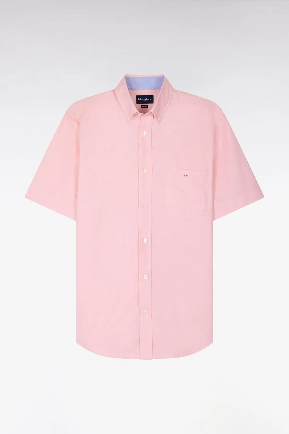 Eden Park Chemisette coton rose homme Oxford regular