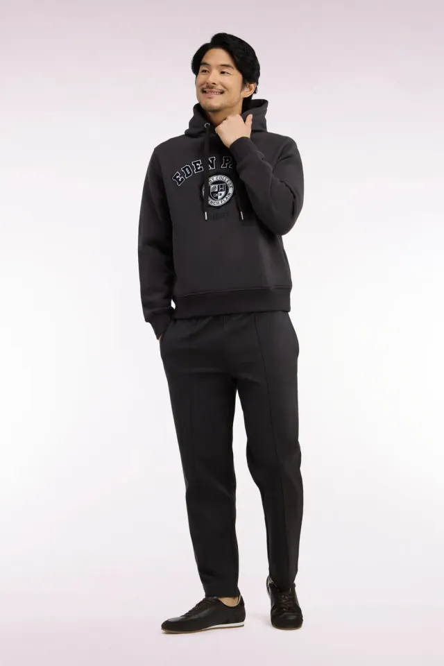 Eden Park Tradi Preppy jogging coton marron droit