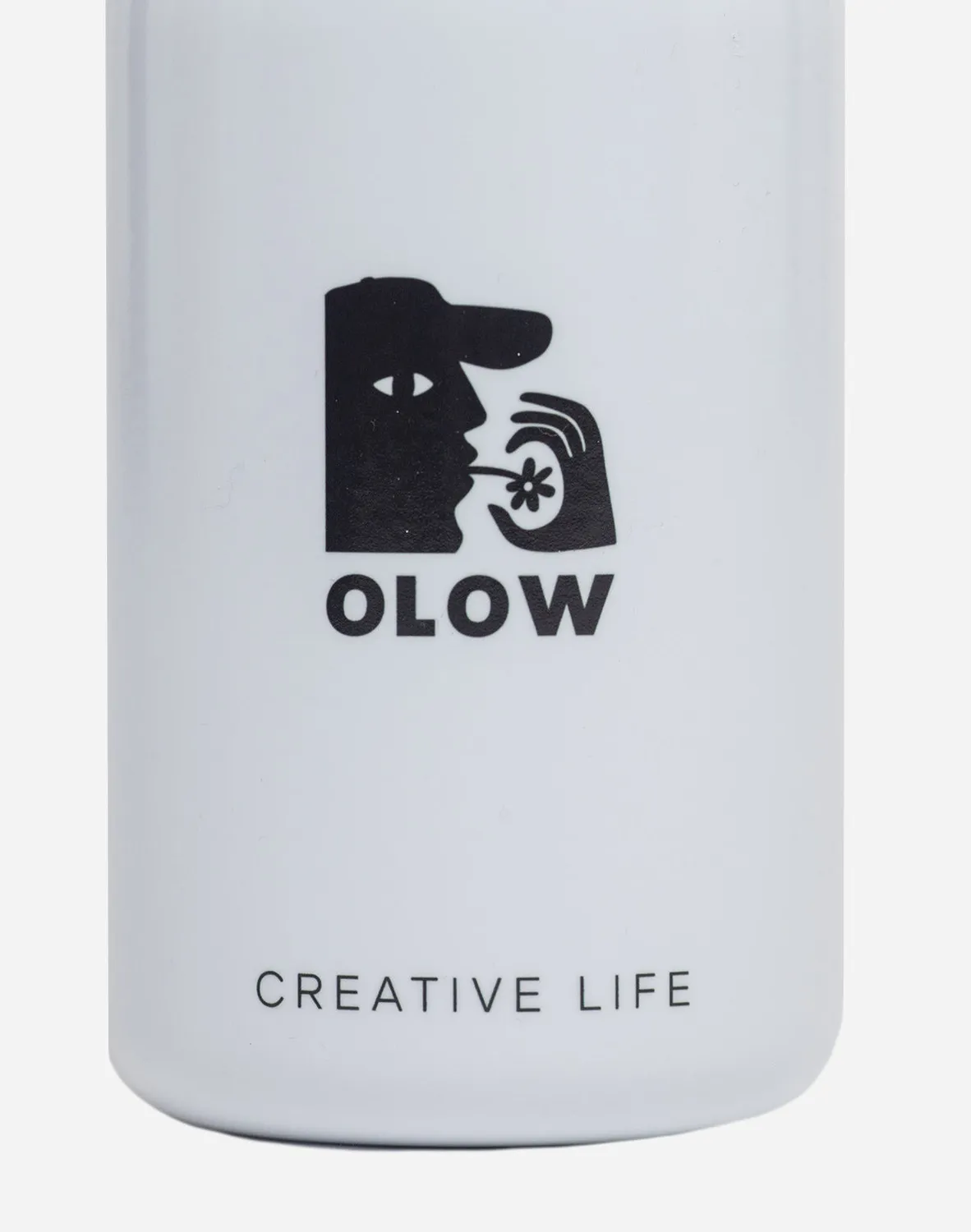 OLOW Glouglou Gourde inox blanche 50cl