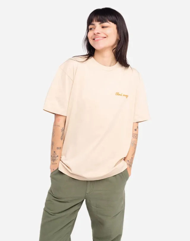 OLOW City t-shirt ample crème coton bio