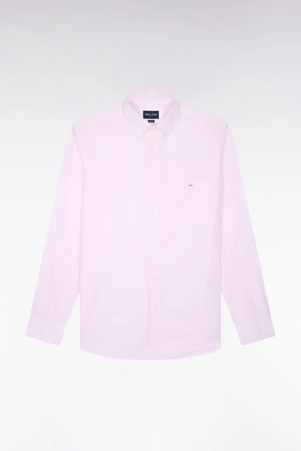 Eden Park Legend chemise homme blanche rayures roses coton
