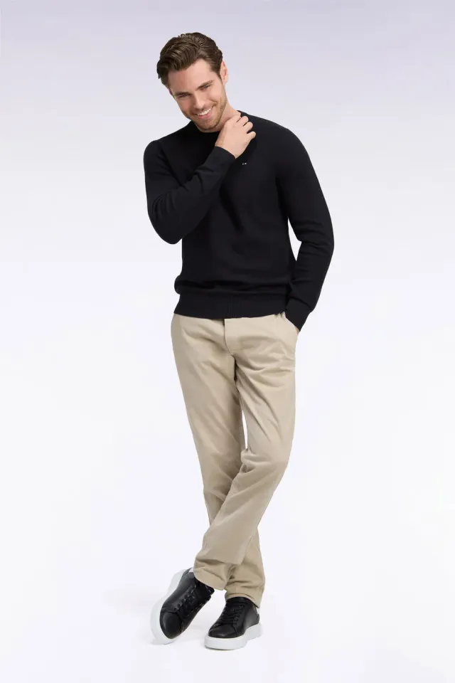 Eden Park Legend Rugby pantalon chino beige sans plis stretch