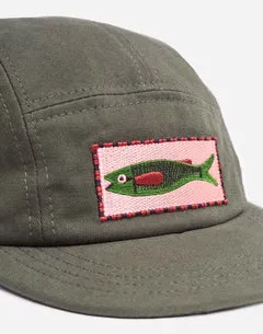 OLOW Pesq casquette kaki coton 5 panneaux