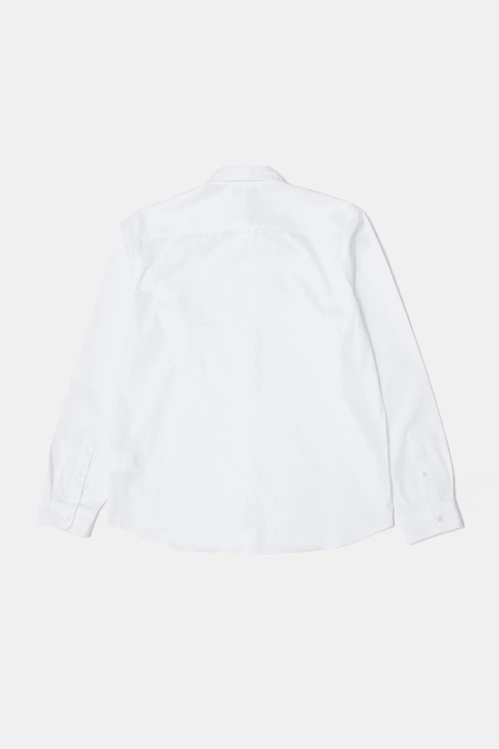 Edmmond Studios Brandless Shirt Plain White chemise homme blanche