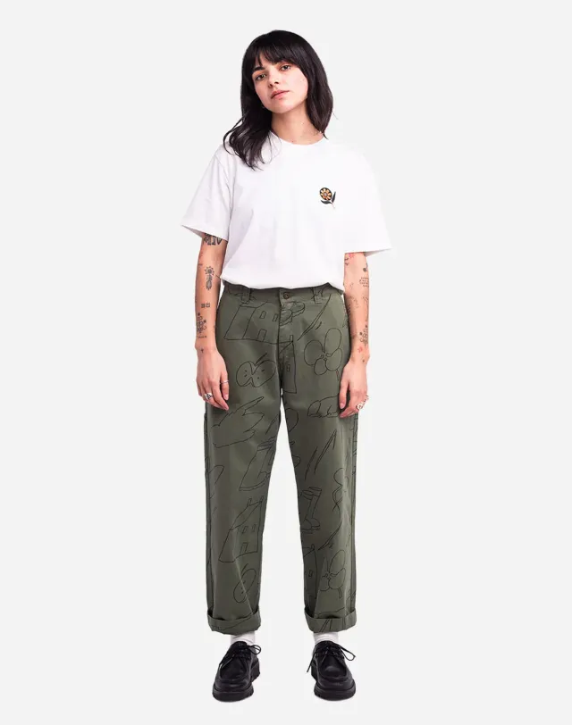 OLOW Chuck Gower pantalon kaki twill coton