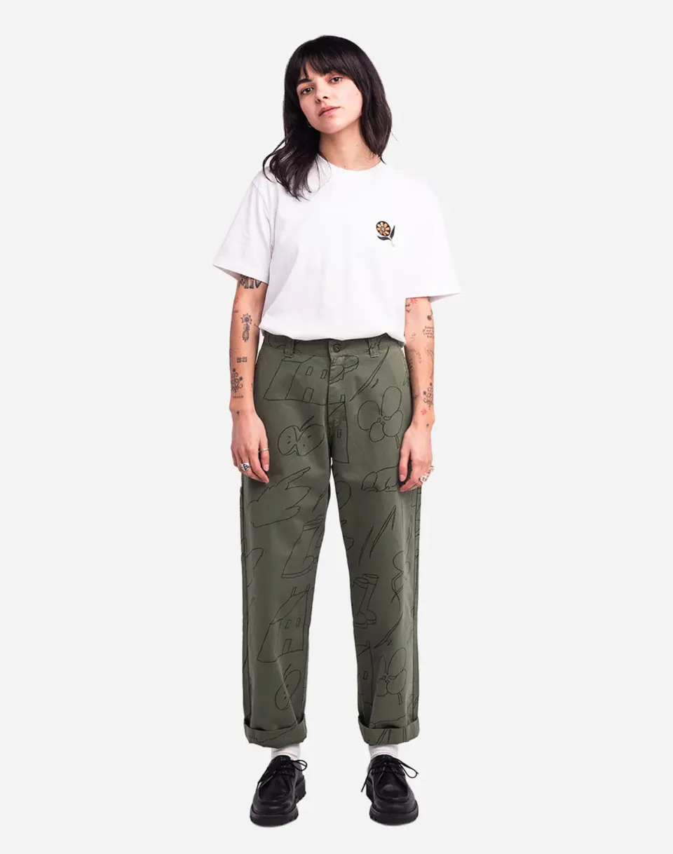 OLOW Chuck Gower pantalon kaki twill coton