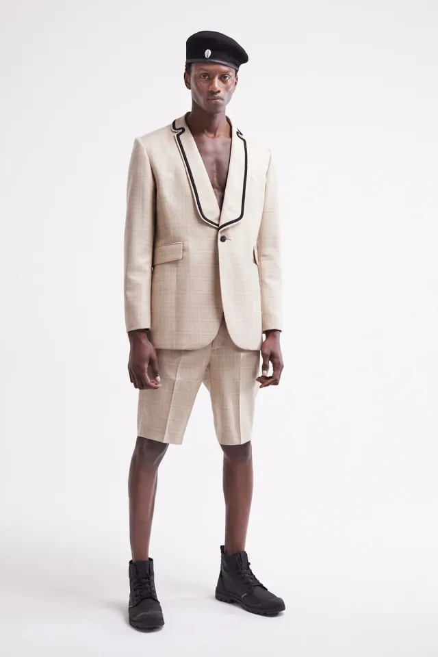 French Deal Black Short short lainage beige