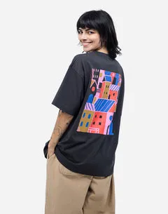 OLOW City t-shirt homme noir carbone coton bio