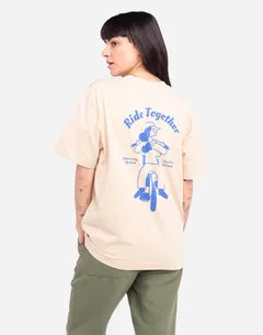 Olow Héritage t-shirt crème loose coton bio