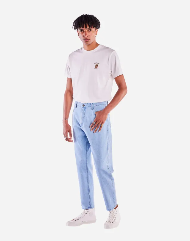 Olow Jacquot pantalon denim clair coupe droite