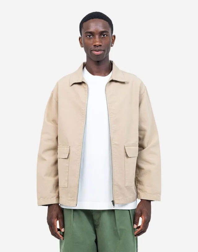 OLOW Barry Dreamers veste homme sable coton bio