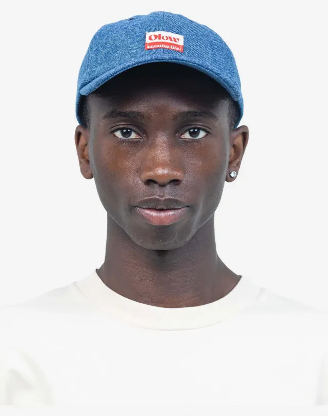 OLOW Oldy casquette six panels denim bleu