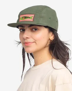 OLOW Pesq casquette kaki coton 5 panneaux