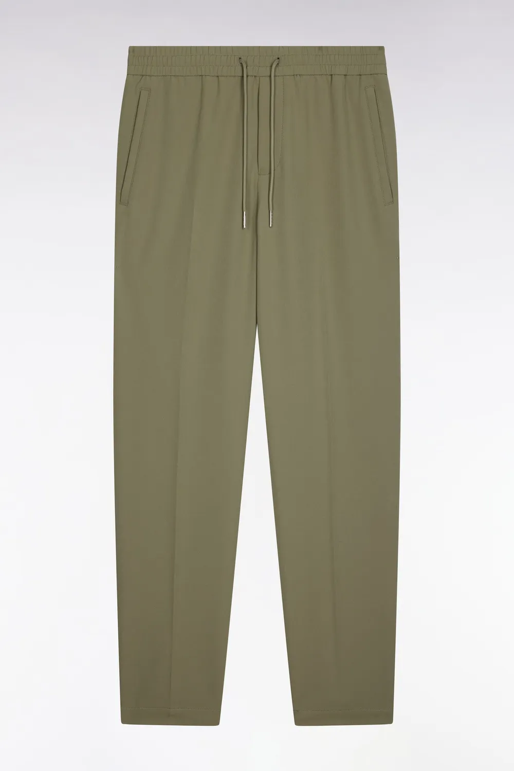 Eden Park Legend pantalon olive nylon stretch modern