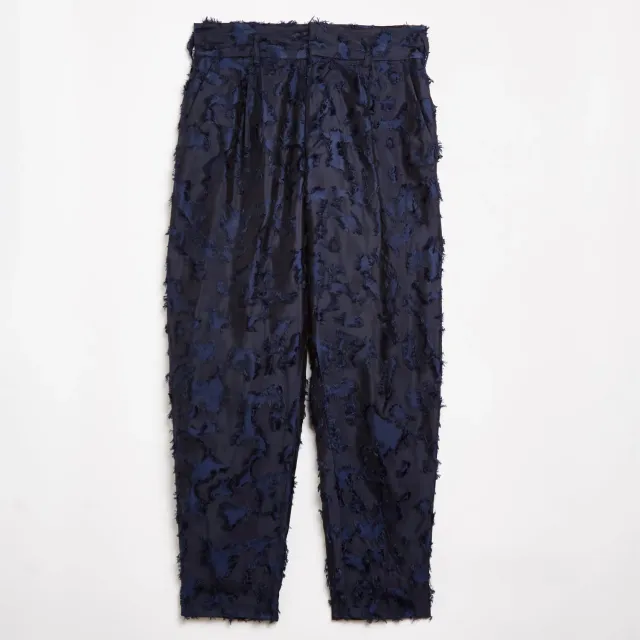Labrum Royal Blue Textured Camo pantalon homme bleu