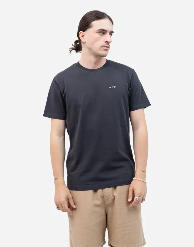 OLOW Portrait t-shirt droit noir carbone
