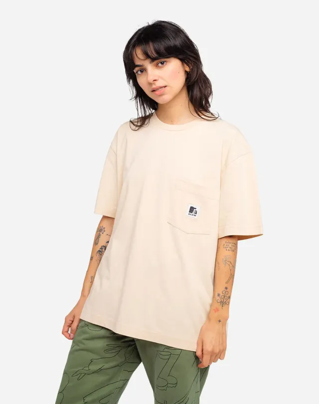 OLOW Japo T-shirt coton bio crème coupe ample