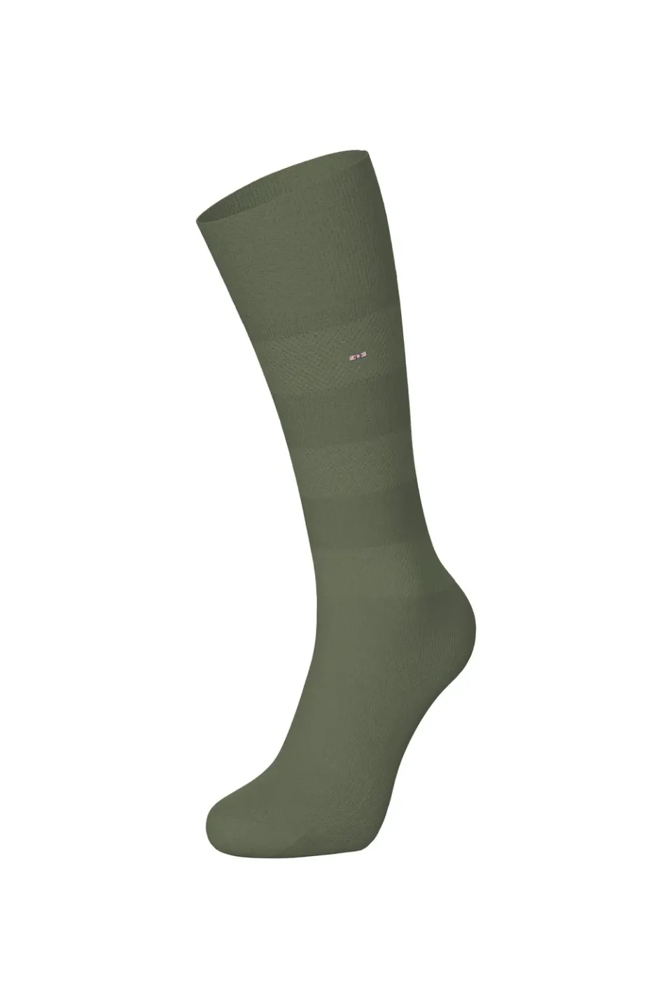 Eden Park paire chaussettes coton kaki rayé