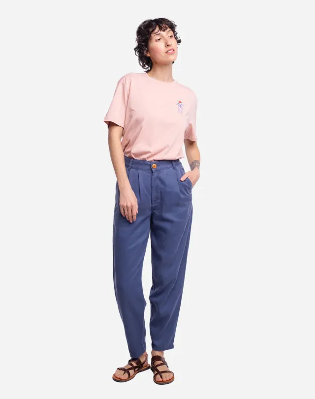 Olow Swing pantalon cobalt tencel fuselé