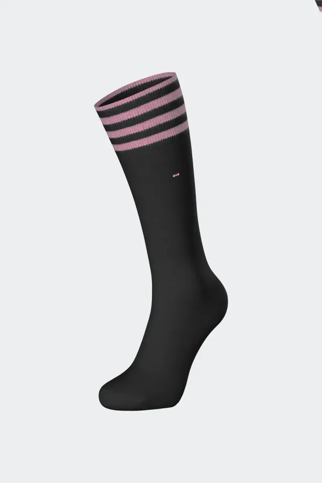 Eden Park paire chaussettes coton noir rayé 39/42